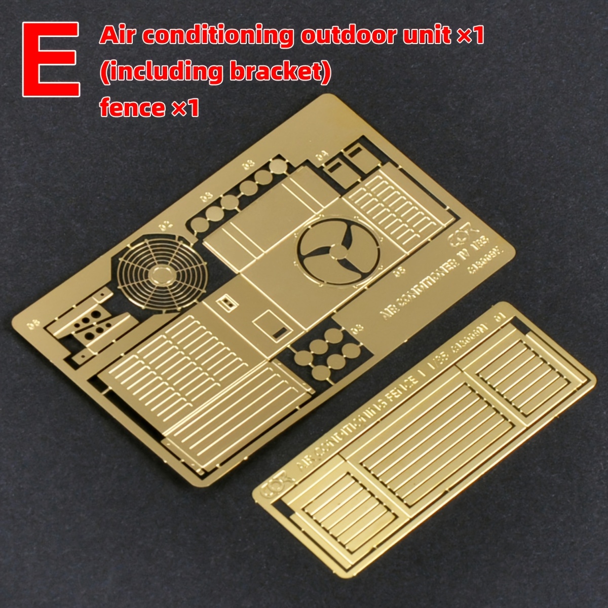 1/35 Scale Model Kit, Photo Etch Building Window
